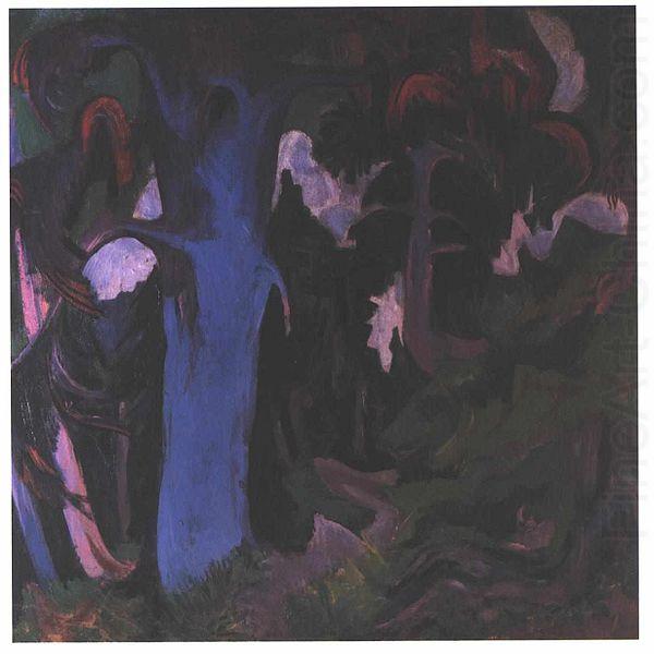 The blue tree, Ernst Ludwig Kirchner